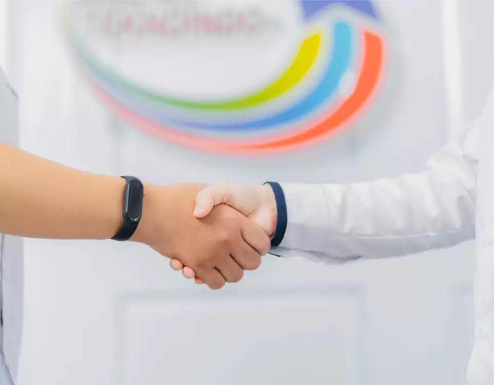 Background Image Handshake