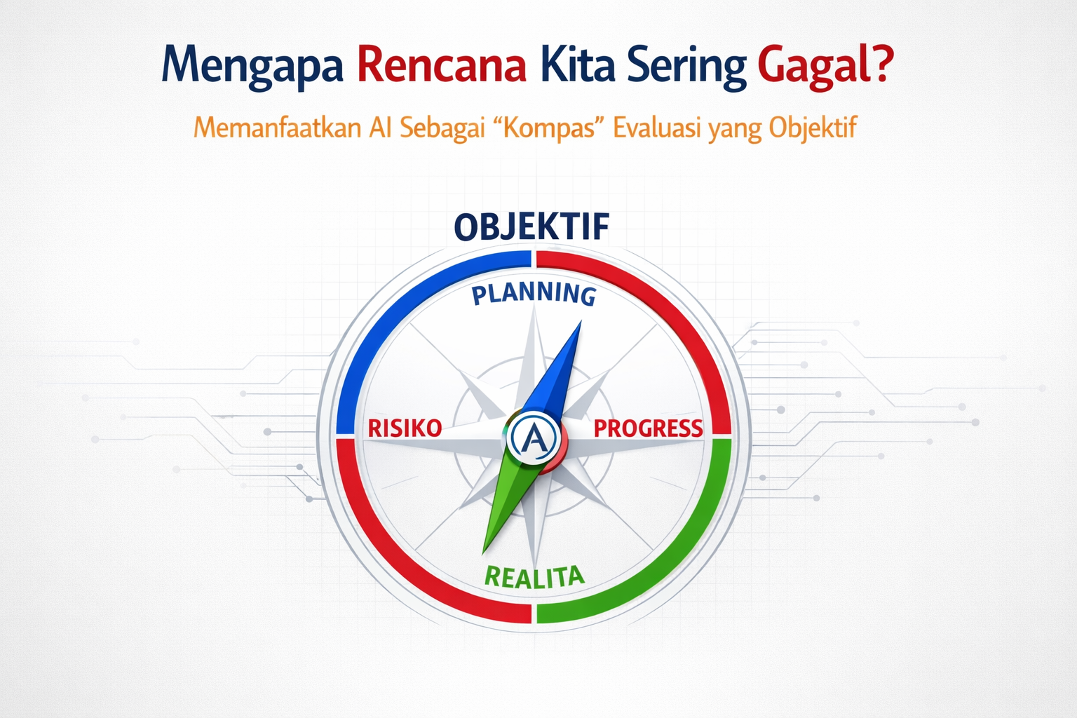 Mengapa Rencana Kita Sering Gagal? Memanfaatkan AI Sebagai "Kompas" Evaluasi yang Objektif